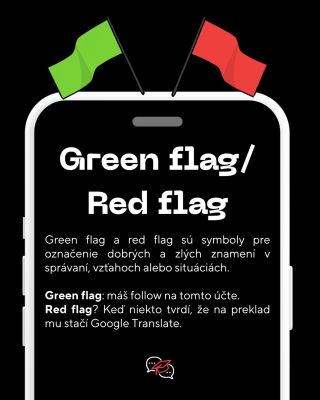🟢 Niektorí ľudia sú jednoducho chodiaci „green flag“ – úprimní, milí a dá sa na nich spoľahnúť aj deň pred deadlineom. 🔴...