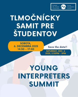 🎧 Mladé tlmočníčky, mladí tlmočníci, absolventky a absolventi, pozor! Už 6. decembra sa v Bruseli uskutoční Young...