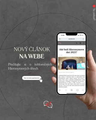 📚 Mali ste príliš veľa povinností a nestihli ste prísť na tohtoročné Hieronymove dni? Teraz si môžete na našom blogu...